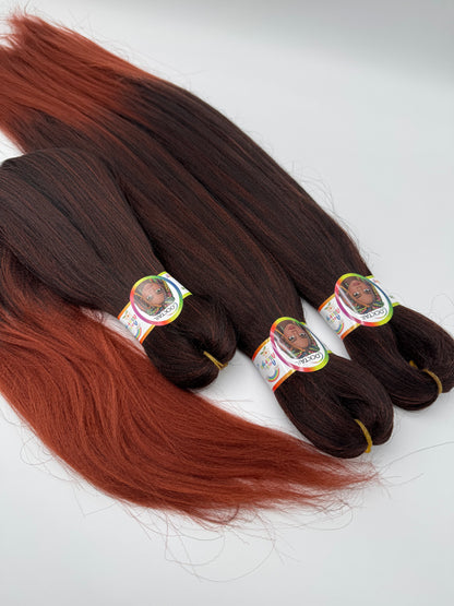 3x Pre-Stretched Premium Braids – Antibakterielle Flechthaarsträhnen, 2-45