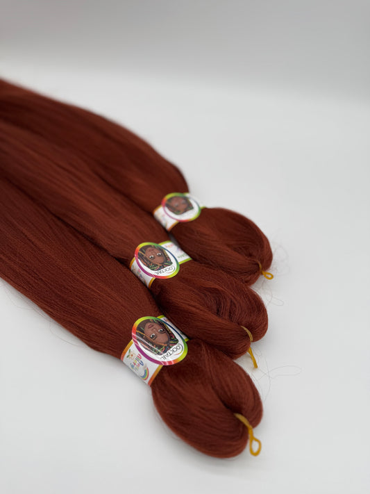 3x Pre-Stretched Premium Braids – Antibakterielle Flechthaarsträhnen, 1-24