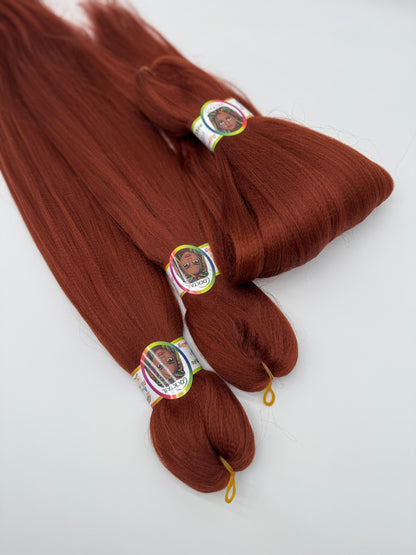 3x Pre-Stretched Premium Braids – Antibakterielle Flechthaarsträhnen, 1-24