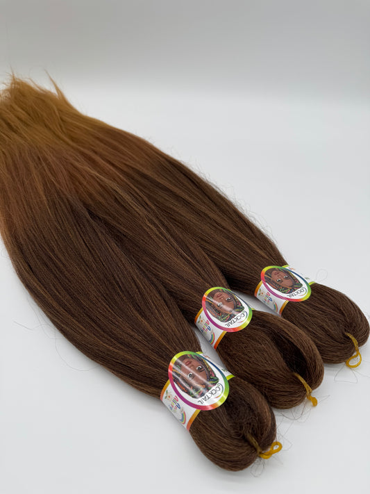 3x Pre-Stretched Premium Braids – Antibakterielle Flechthaarsträhnen, 3-57
