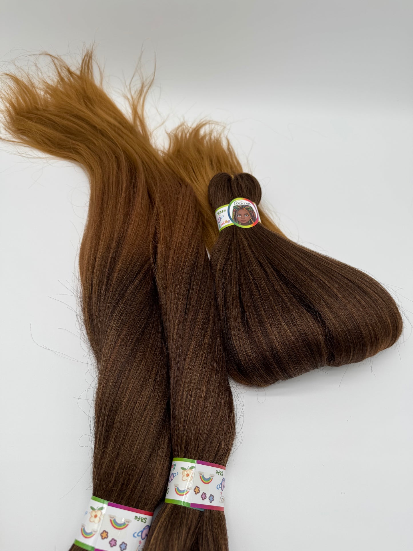 3x Pre-Stretched Premium Braids – Antibakterielle Flechthaarsträhnen, 3-57