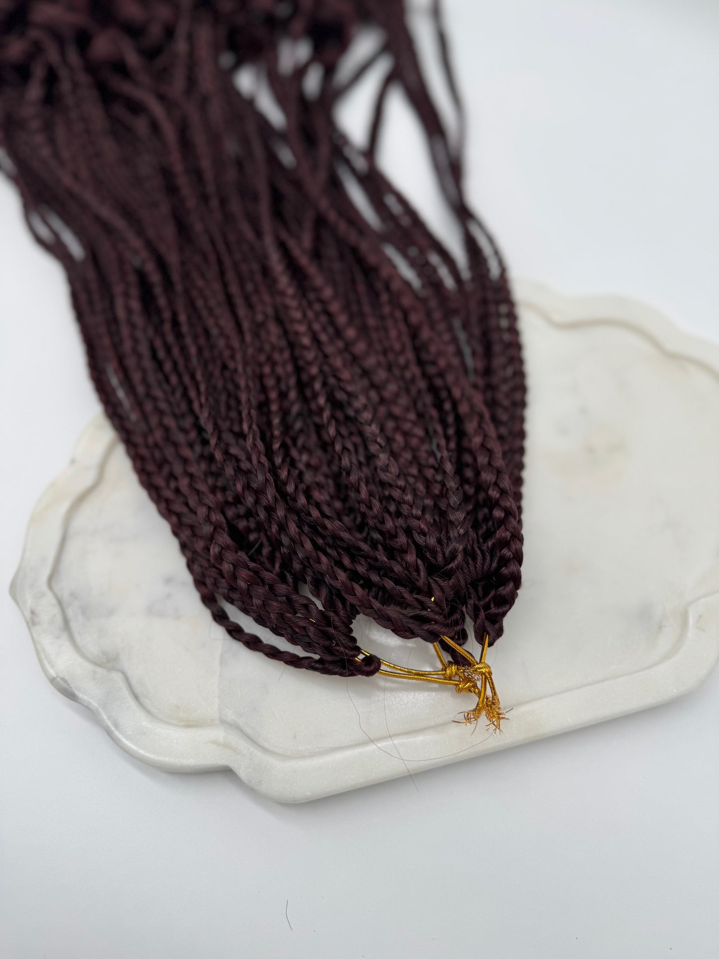 6x Box Braids Curly Ends – Antibakterielle Braids mit lockigen Spitzen, Wiederverwendbar, 1B/BUG