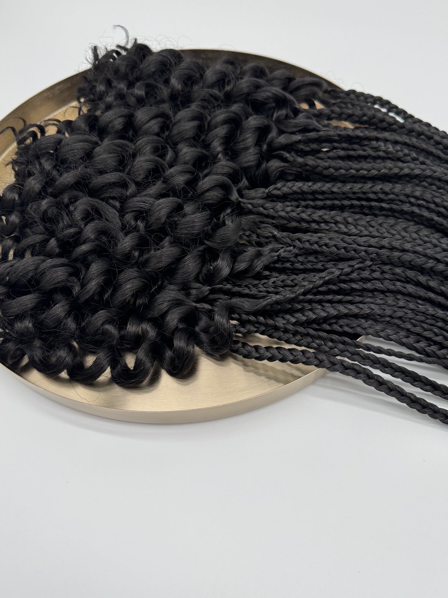 6x Box Braids Curly Ends – Antibakterielle Braids mit lockigen Spitzen, Wiederverwendbar, 2