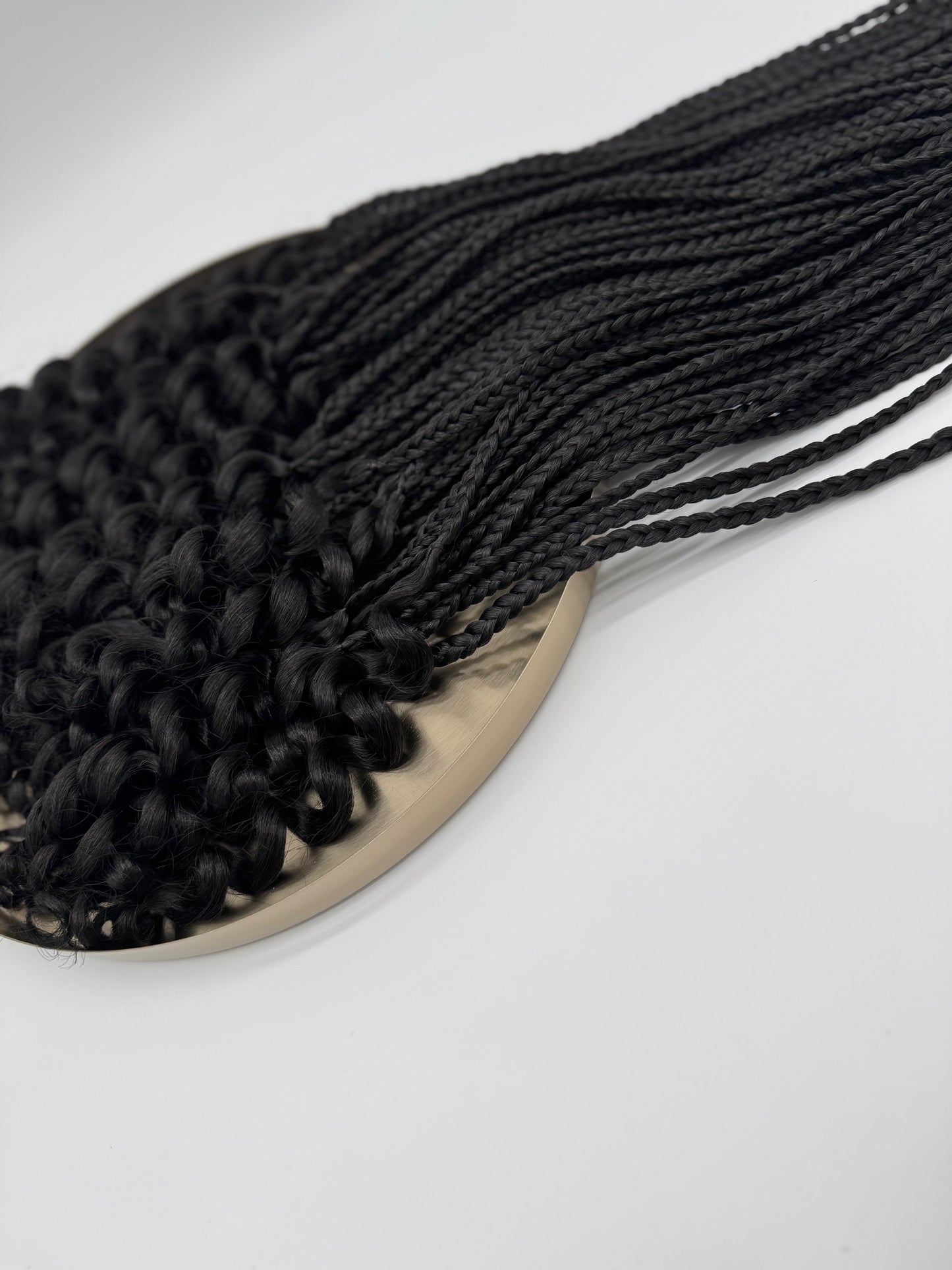 6x Box Braids Curly Ends – Antibakterielle Braids mit lockigen Spitzen, Wiederverwendbar, 2