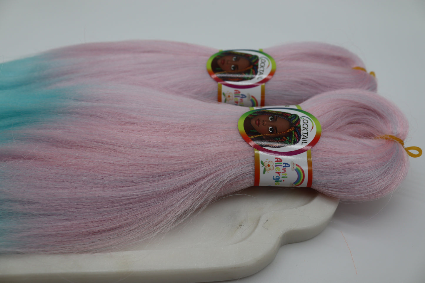 2x Cocktail Kids Braids - Antibakterielle Kinder-Braids in bunten Farben, 2-57