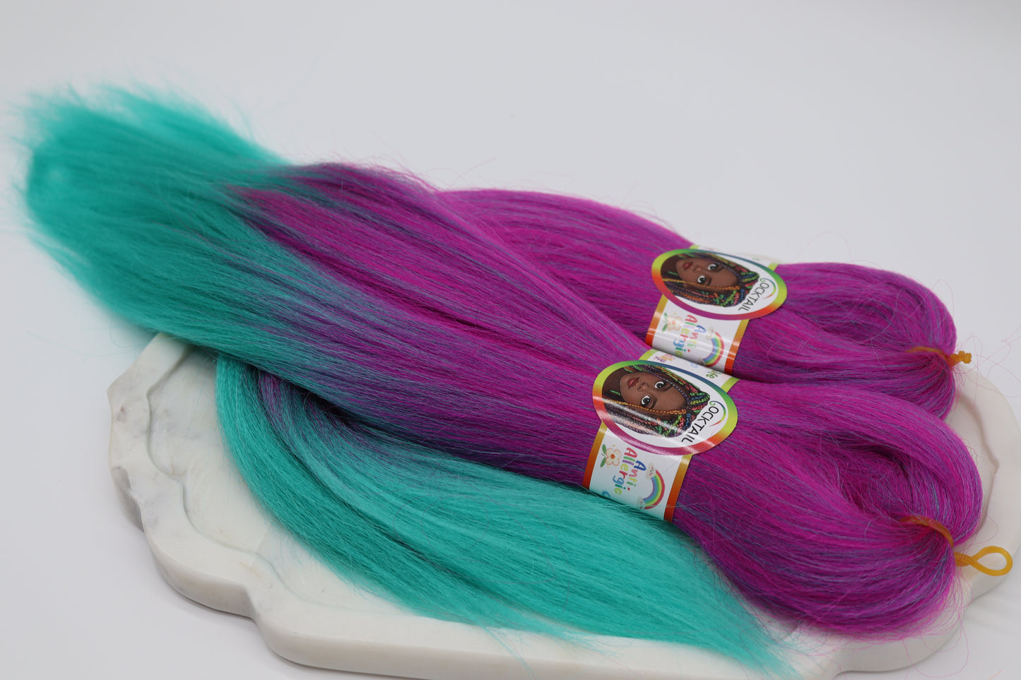 2x Cocktail Kids Braids - Antibakterielle Kinder-Braids in bunten Farben, 2-19