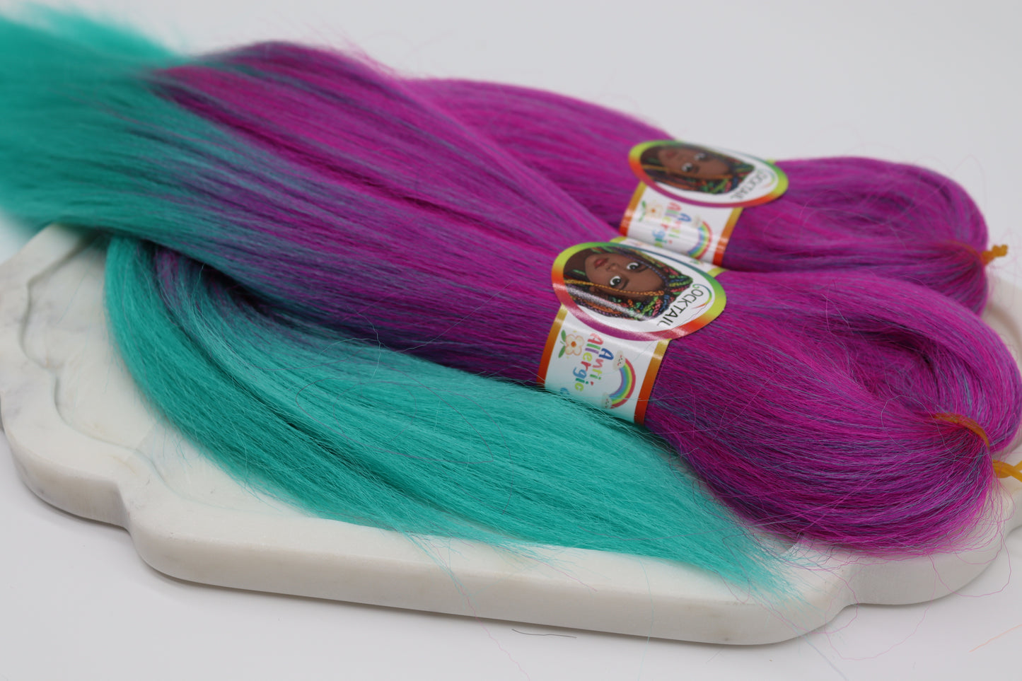 2x Cocktail Kids Braids - Antibakterielle Kinder-Braids in bunten Farben, 2-19