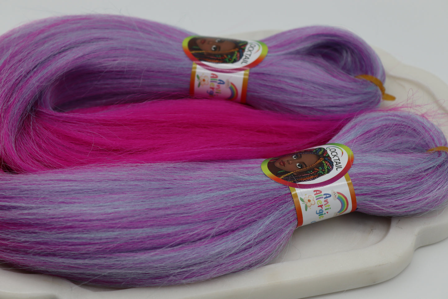 2x Cocktail Kids Braids - Antibakterielle Kinder-Braids in bunten Farben, 2-13