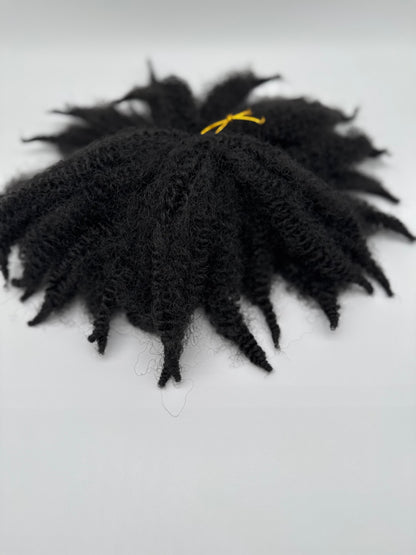 2x Marley Braid – Antibakterielle Braids für natürliche Afro-Looks, 1B