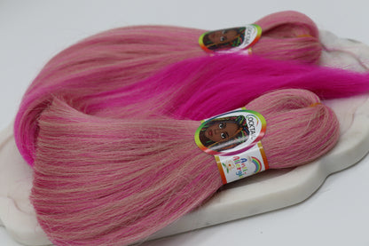 2x Cocktail Kids Braids - Antibakterielle Kinder-Braids in bunten Farben, 2-64