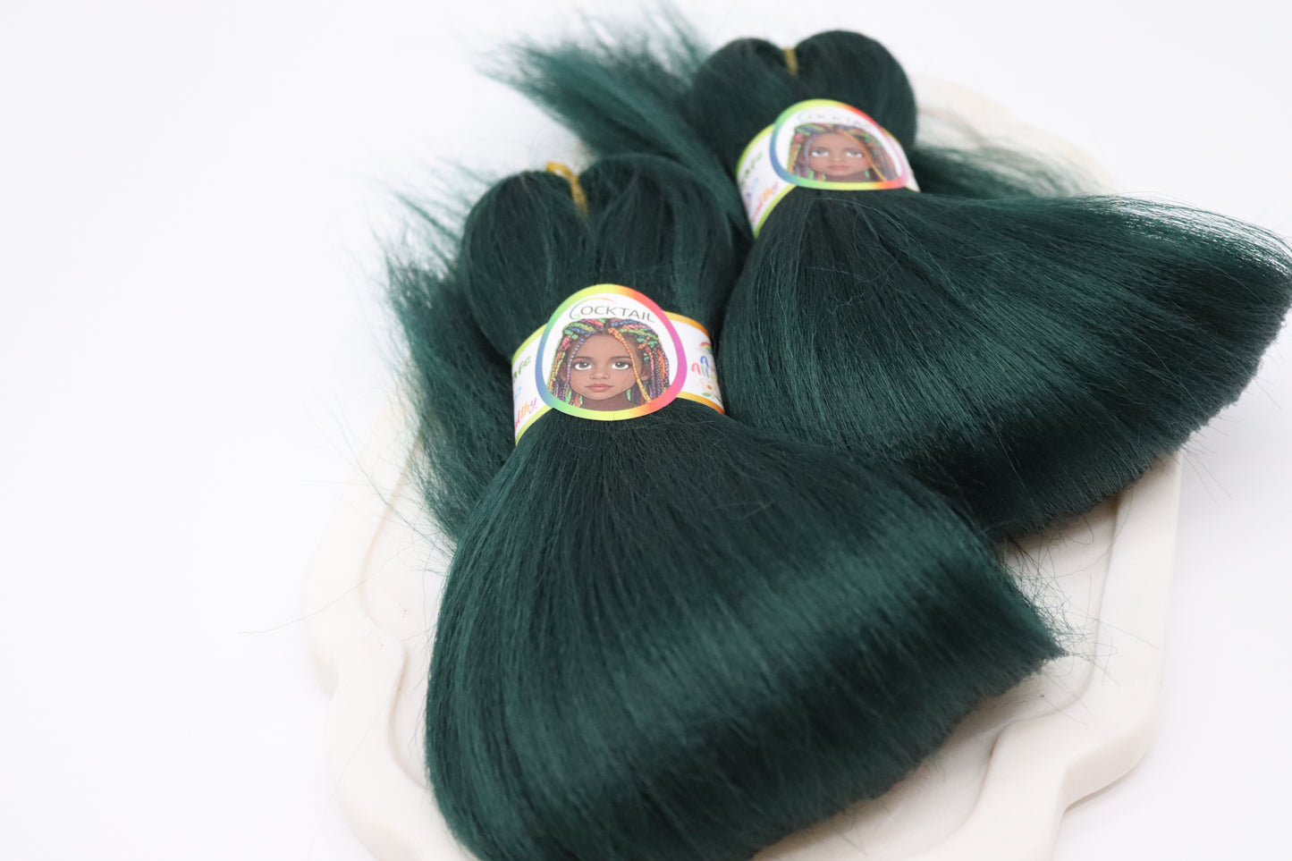 2x Cocktail Kids Braids - Antibakterielle Kinder-Braids in bunten Farben, 1-34