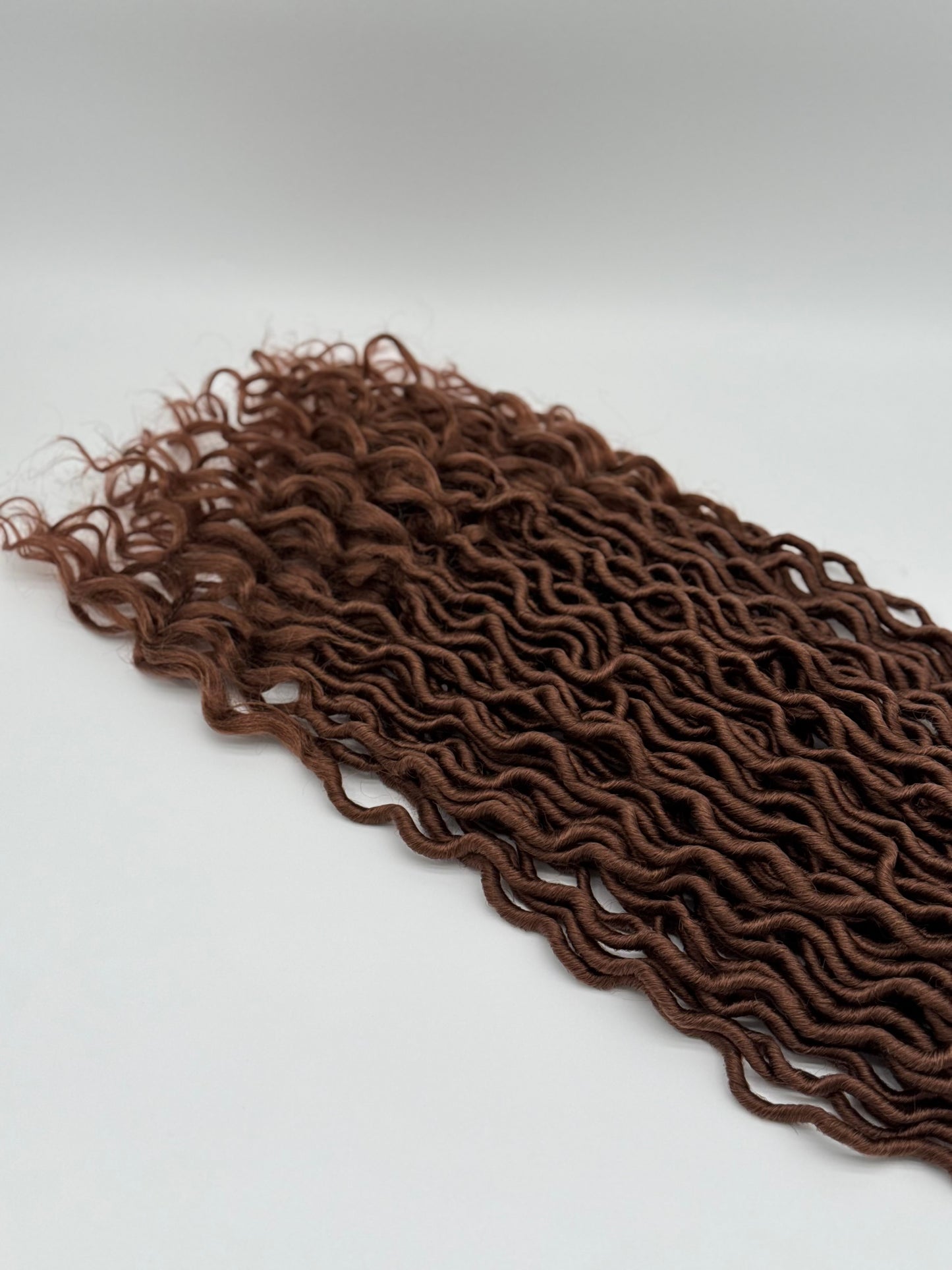 3x Goddess Faux Locs – Antibakterielle Locs mit lockigen Enden, Wiederverwendbar, 30