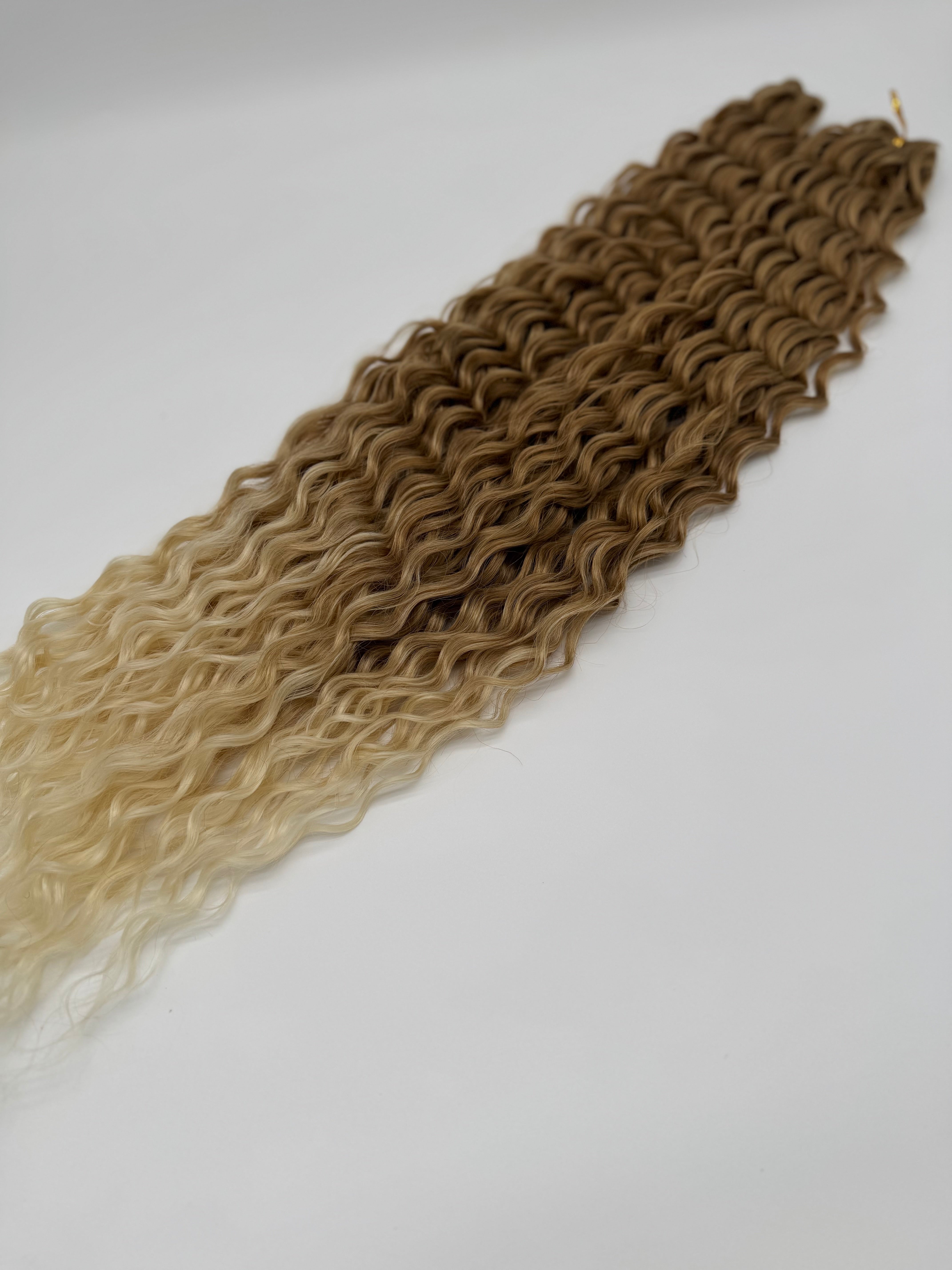 2 Stk. Ocean Wave Crochet Haare – Bio Protein Fiber, 27/613