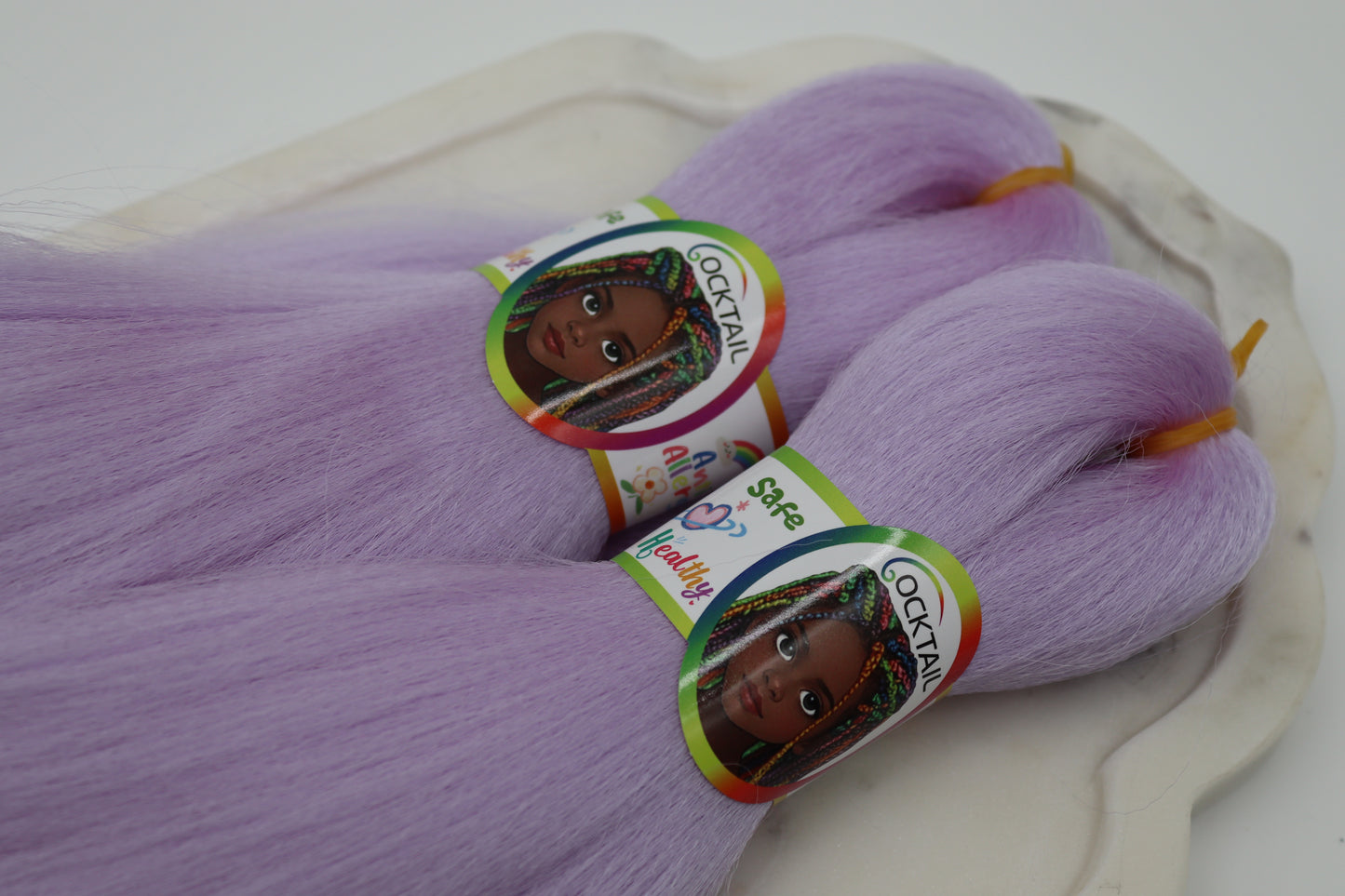 2x Cocktail Kids Braids - Antibakterielle Kinder-Braids in bunten Farben, 1-6