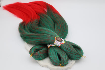 3x Pre-Stretched Premium Braids – Antibakterielle Flechthaarsträhnen, 2-32