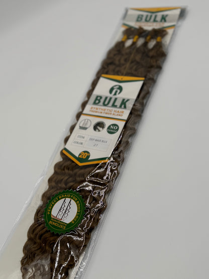 Deep Wave Bulk Hair – Extensions aus Synthetic Hair Premium Fiber Blend, 27