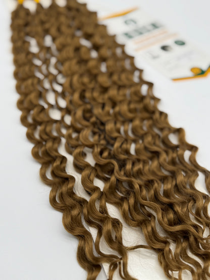 Deep Wave Bulk Hair – Extensions aus Synthetic Hair Premium Fiber Blend, 27