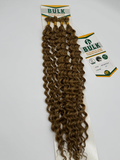 Deep Wave Bulk Hair – Extensions aus Synthetic Hair Premium Fiber Blend, 27