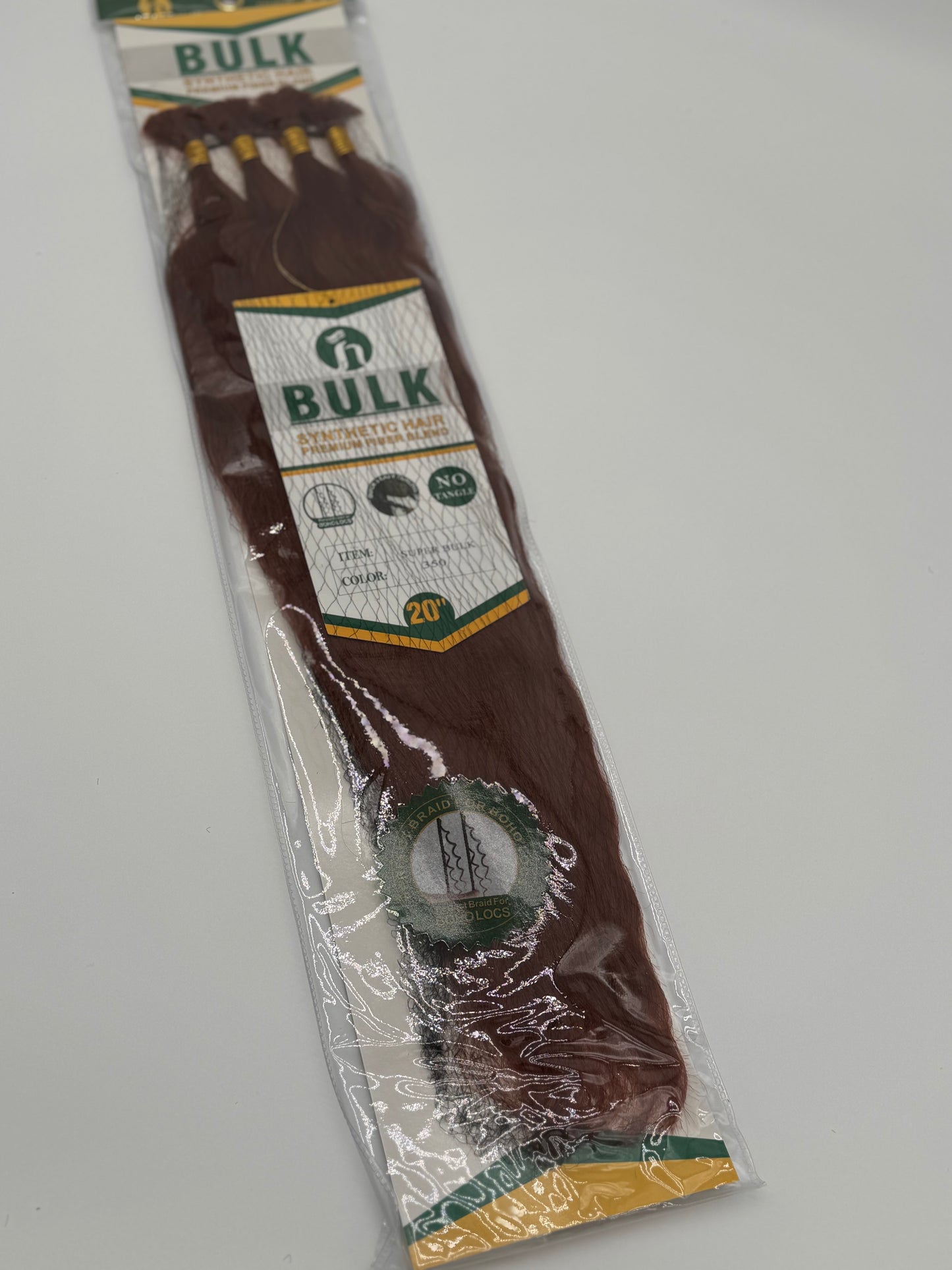 Super Wave Bulk Hair – Extensions aus Synthetic Hair Premium Fiber Blend, 350