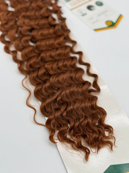 Deep Wave Bulk Hair – Extensions aus Synthetic Hair Premium Fiber Blend, 30