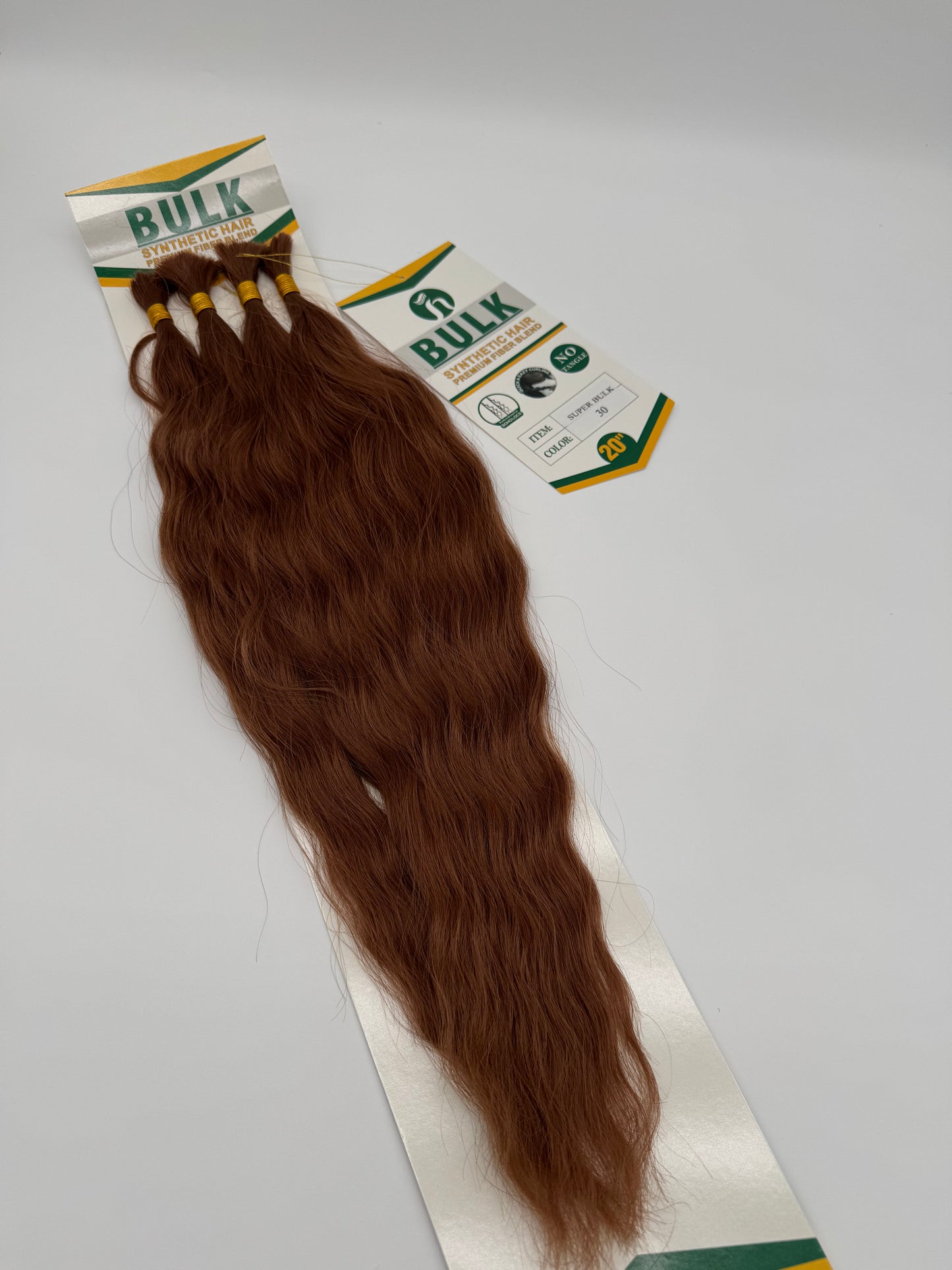 Super Wave Bulk Hair – Extensions aus Synthetic Hair Premium Fiber Blend, 30