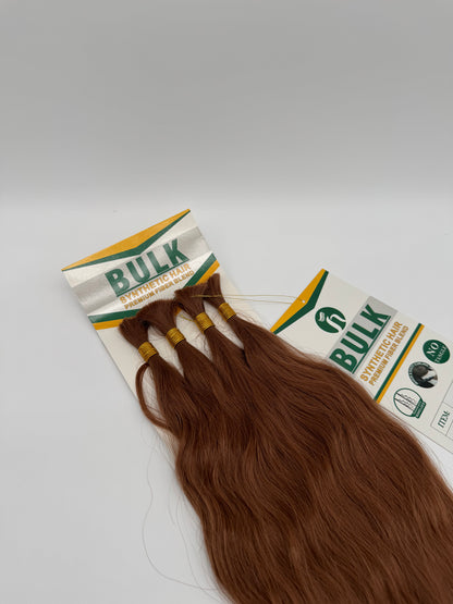 Super Wave Bulk Hair – Extensions aus Synthetic Hair Premium Fiber Blend, 30