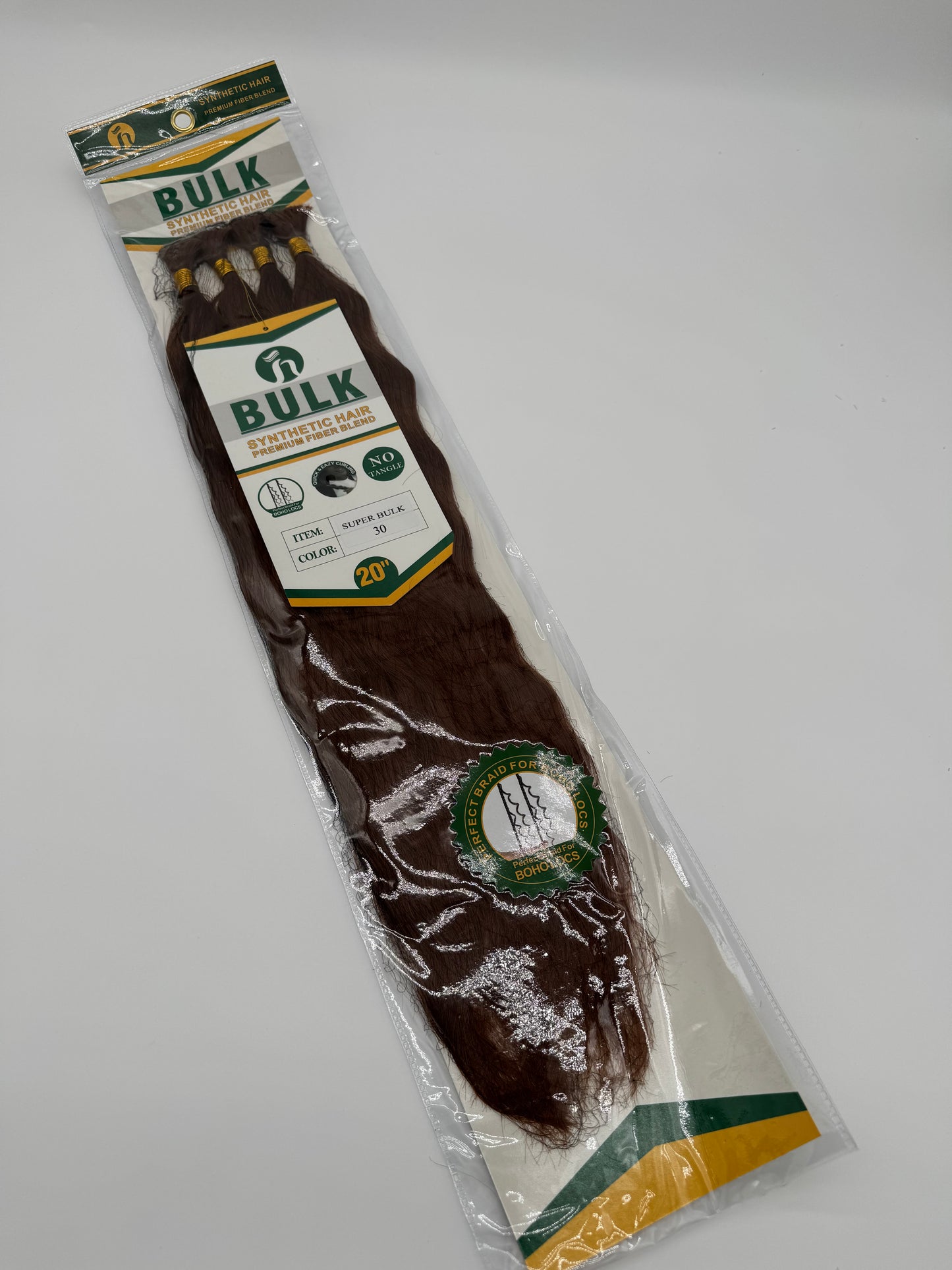 Super Wave Bulk Hair – Extensions aus Synthetic Hair Premium Fiber Blend, 30