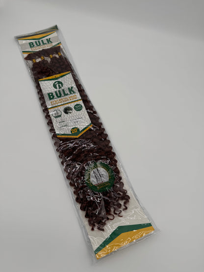 Water Wave Bulk Hair – Extensions aus Synthetic Hair Premium Fiber Blend, 350