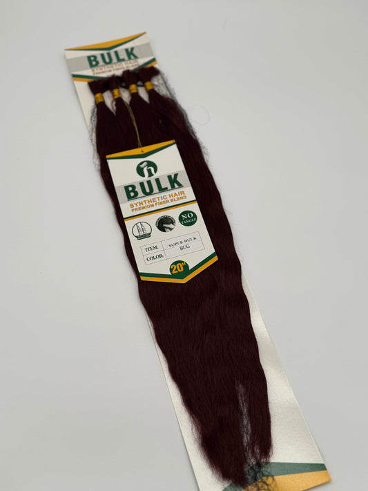 Super Wave Bulk Hair – Extensions aus Synthetic Hair Premium Fiber Blend, BUG