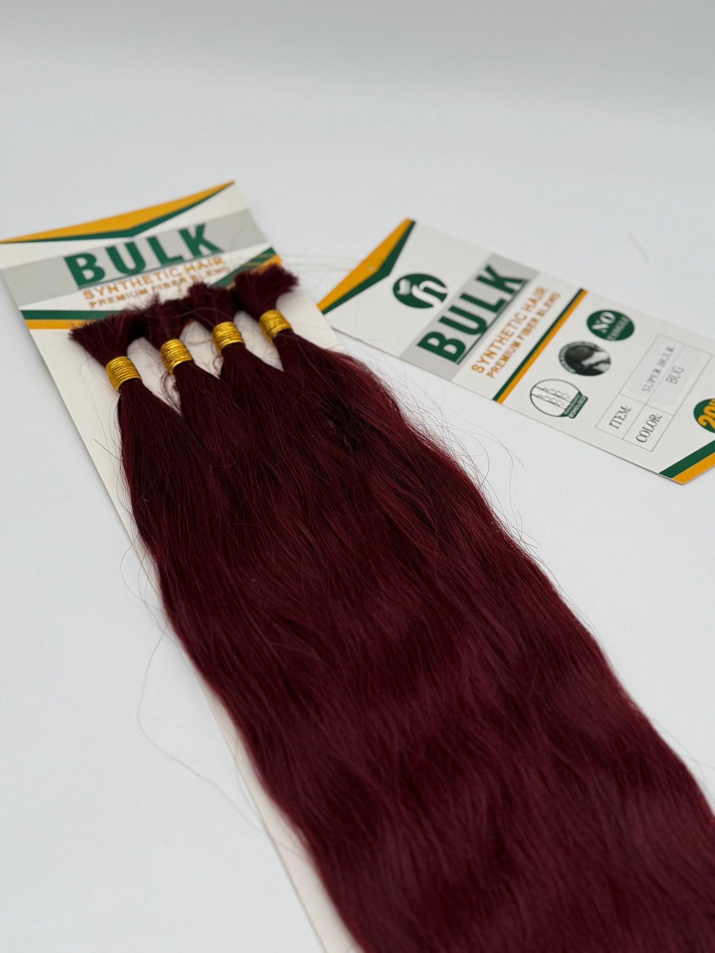 Super Wave Bulk Hair – Extensions aus Synthetic Hair Premium Fiber Blend, BUG