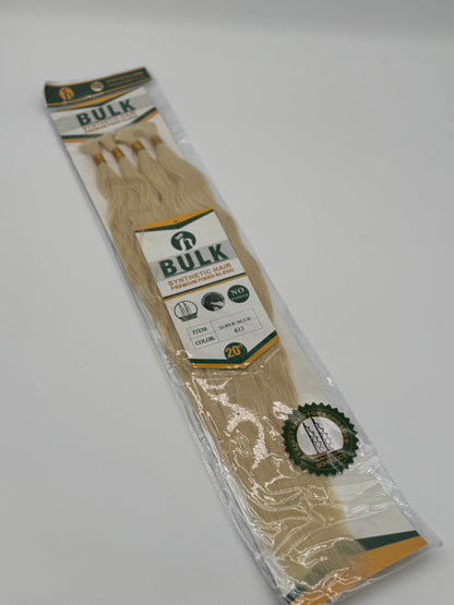 Super Wave Bulk Hair – Extensions aus Synthetic Hair Premium Fiber Blend, 613