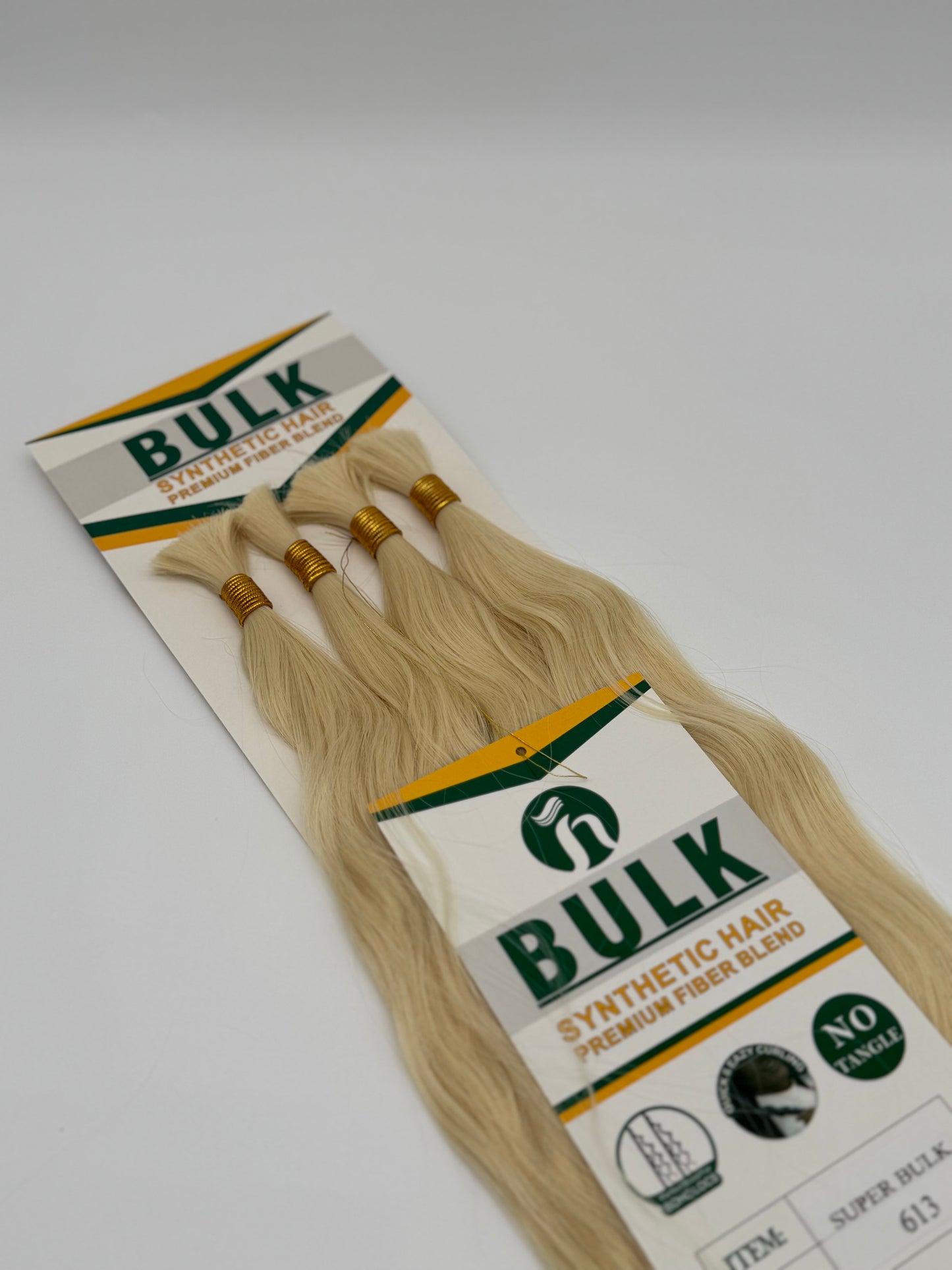 Super Wave Bulk Hair – Extensions aus Synthetic Hair Premium Fiber Blend, 613