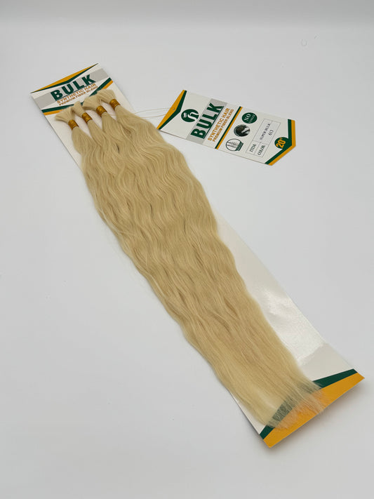 Super Wave Bulk Hair – Extensions aus Synthetic Hair Premium Fiber Blend, 613