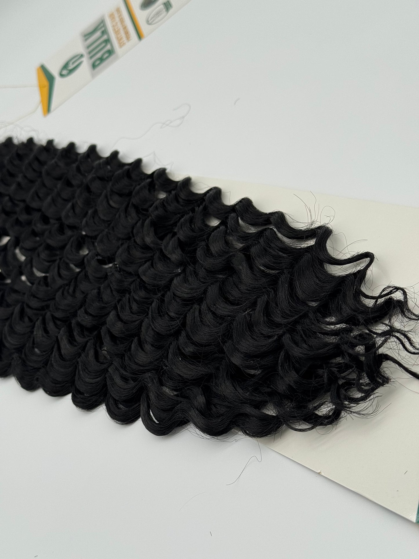 Deep Wave Bulk Hair – Extensions aus Synthetic Hair Premium Fiber Blend, 1B