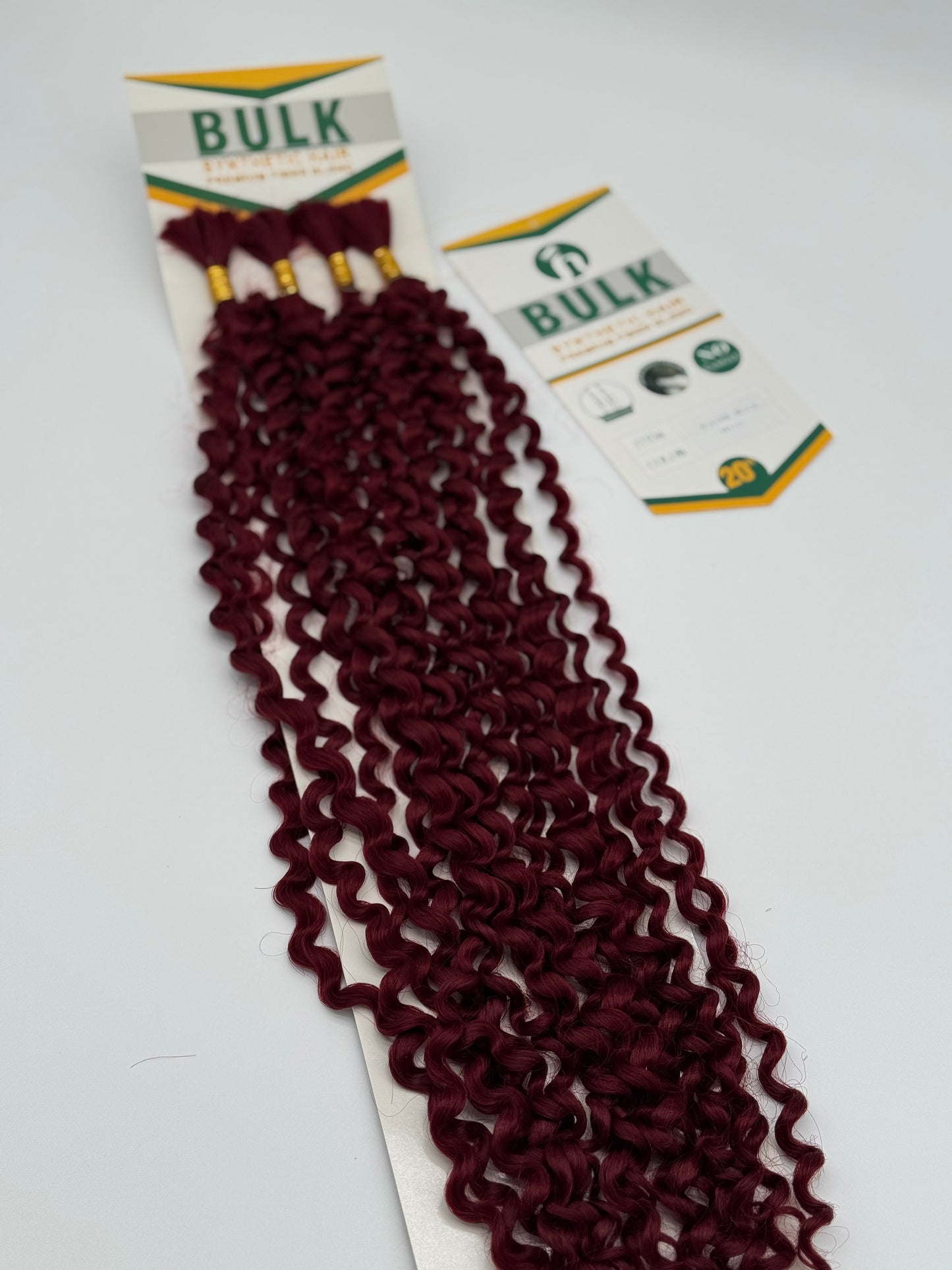 Water Wave Bulk Hair – Extensions aus Synthetic Hair Premium Fiber Blend, BUG