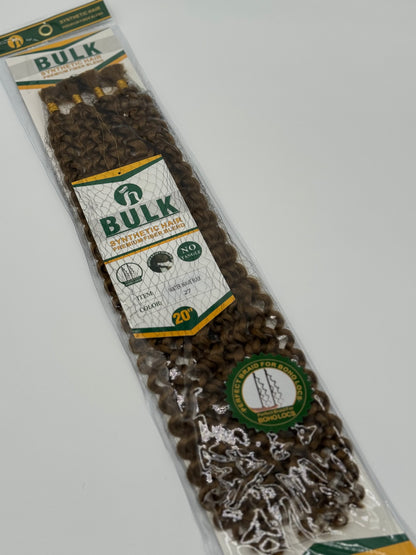 Water Wave Bulk Hair – Extensions aus Synthetic Hair Premium Fiber Blend, 27