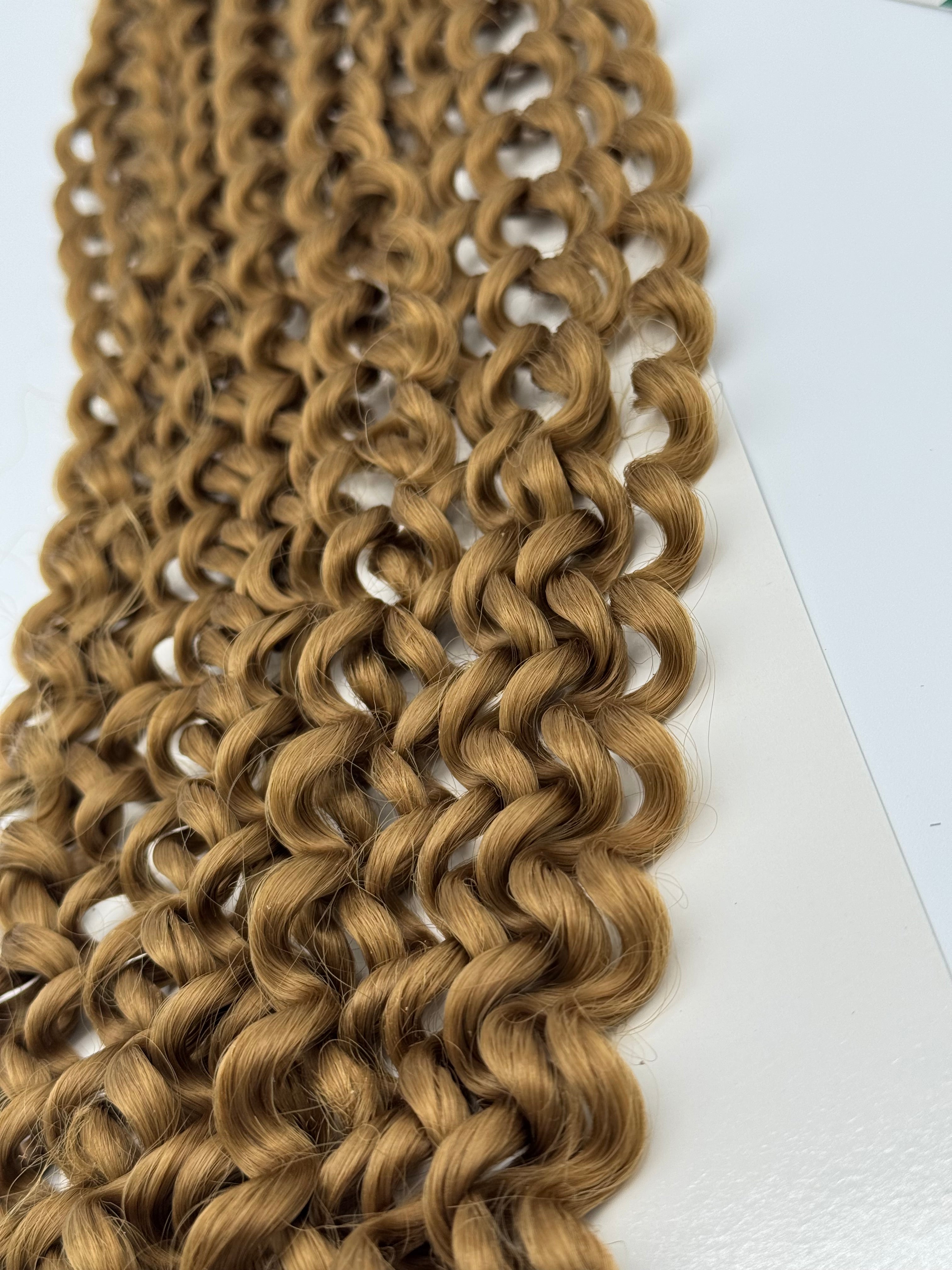 Water Wave Bulk Hair – Extensions aus Synthetic Hair Premium Fiber Blend, 27