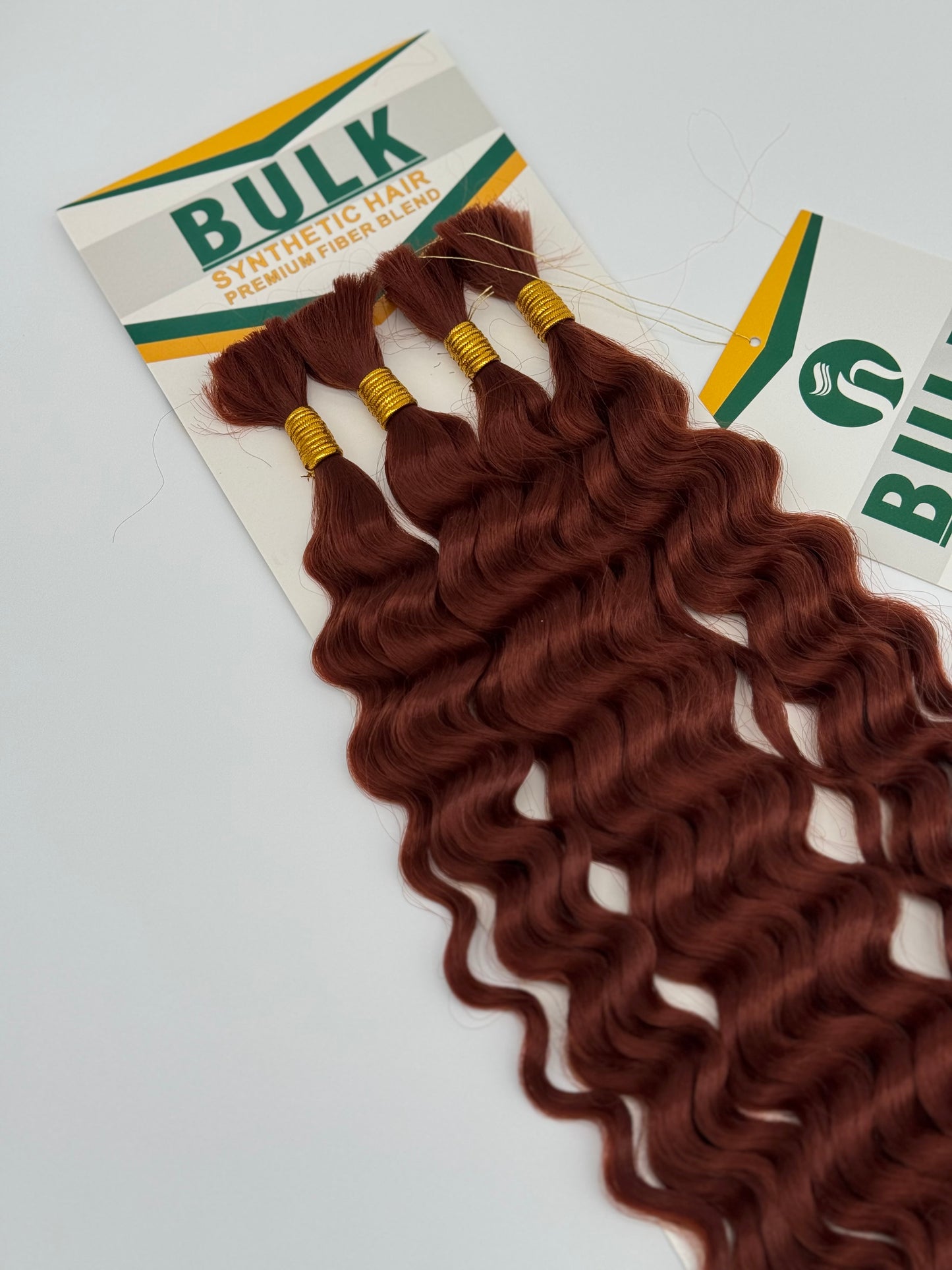 Deep Wave Bulk Hair – Extensions aus Synthetic Hair Premium Fiber Blend, 350