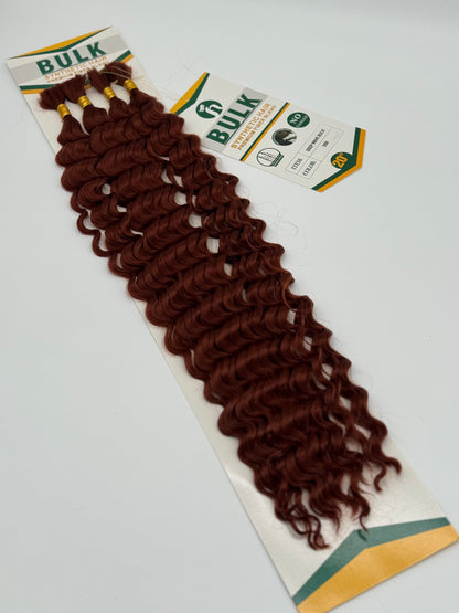 Deep Wave Bulk Hair – Extensions aus Synthetic Hair Premium Fiber Blend, 350