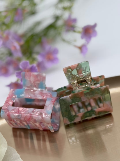 2 Stk. Haarklammern aus Acetat (klein) – Hochwertige & langlebige Haaraccessoires, Set 3