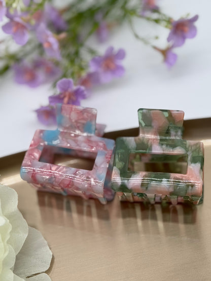 2 Stk. Haarklammern aus Acetat (klein) – Hochwertige & langlebige Haaraccessoires, Set 3