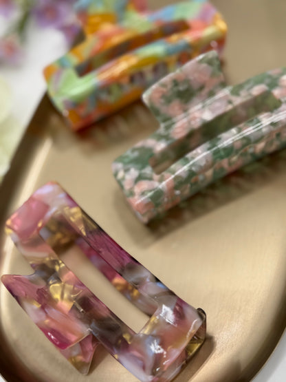 3 Stk. Haarklammern aus Acetat – Hochwertige & langlebige Haaraccessoires