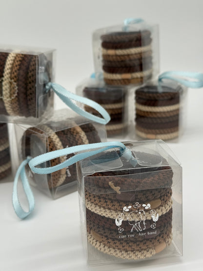 1 Stet, 10 Stk. Haargummis – Sanfte & elastische Haarbänder für jeden Tag