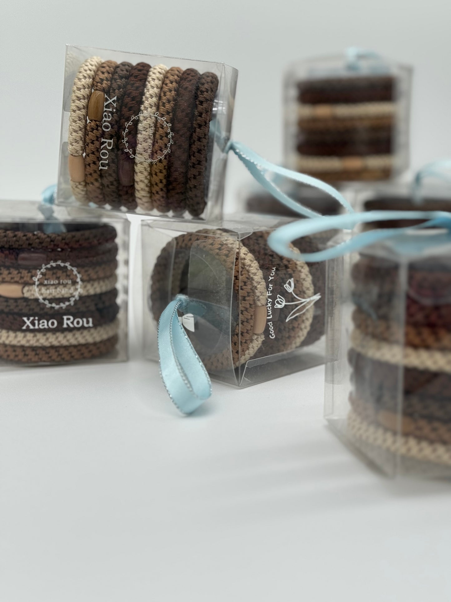 1 Stet, 10 Stk. Haargummis – Sanfte & elastische Haarbänder für jeden Tag