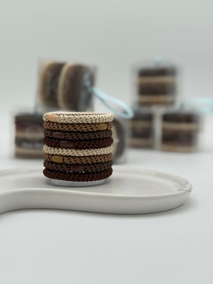 1 Stet, 10 Stk. Haargummis – Sanfte & elastische Haarbänder für jeden Tag