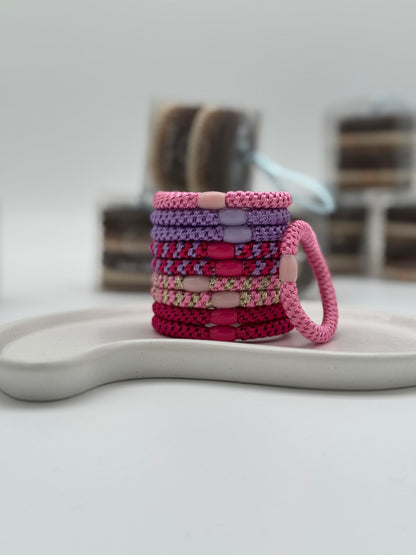 1 Stet, 10 Stk. Haargummis – Sanfte & elastische Haarbänder für jeden Tag