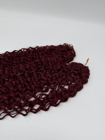 2 Stk. Water Wave Crochet Haare - Bio Protein Fiber, BUG