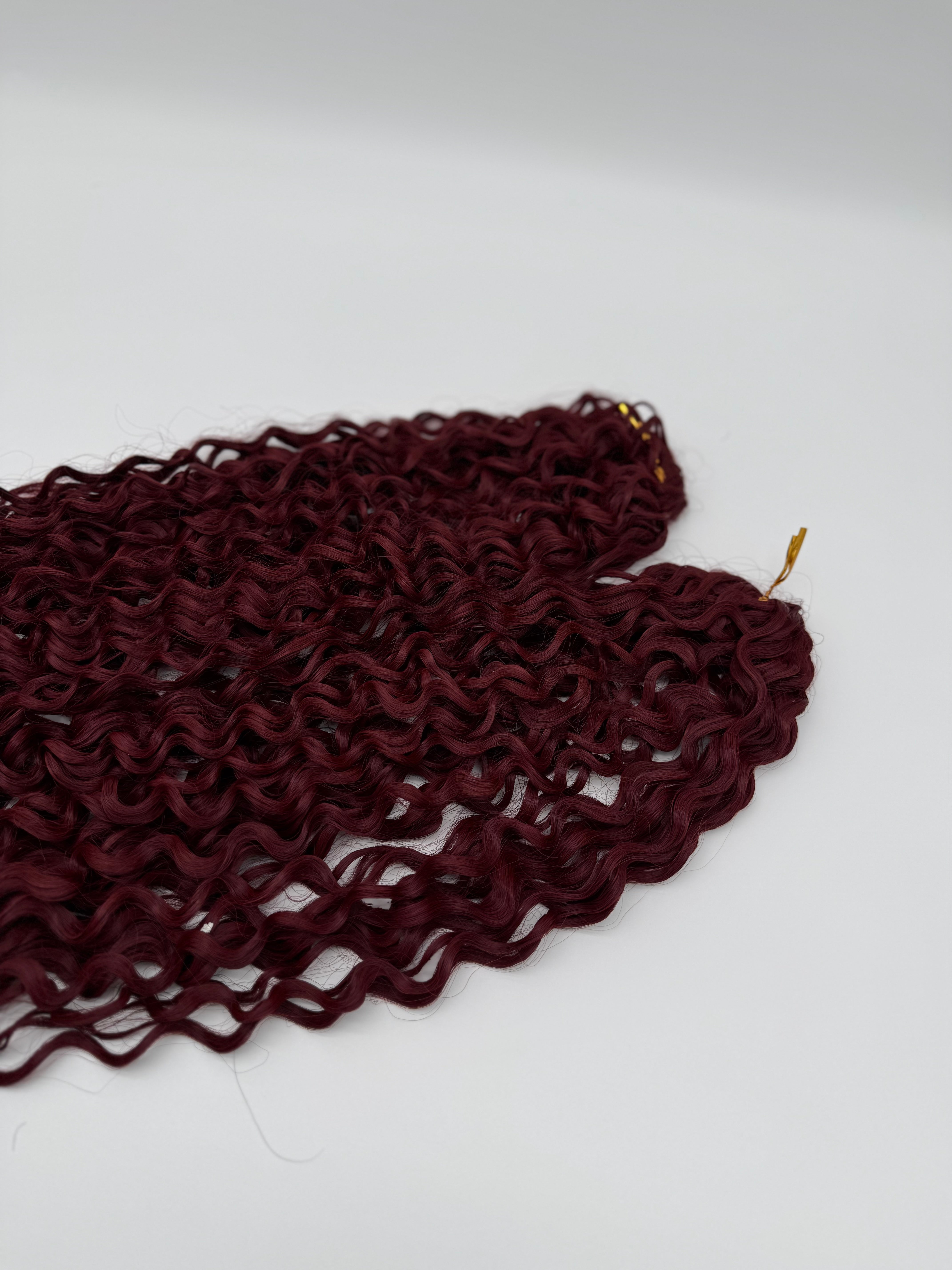 2 Stk. Water Wave Crochet Haare - Bio Protein Fiber, BUG