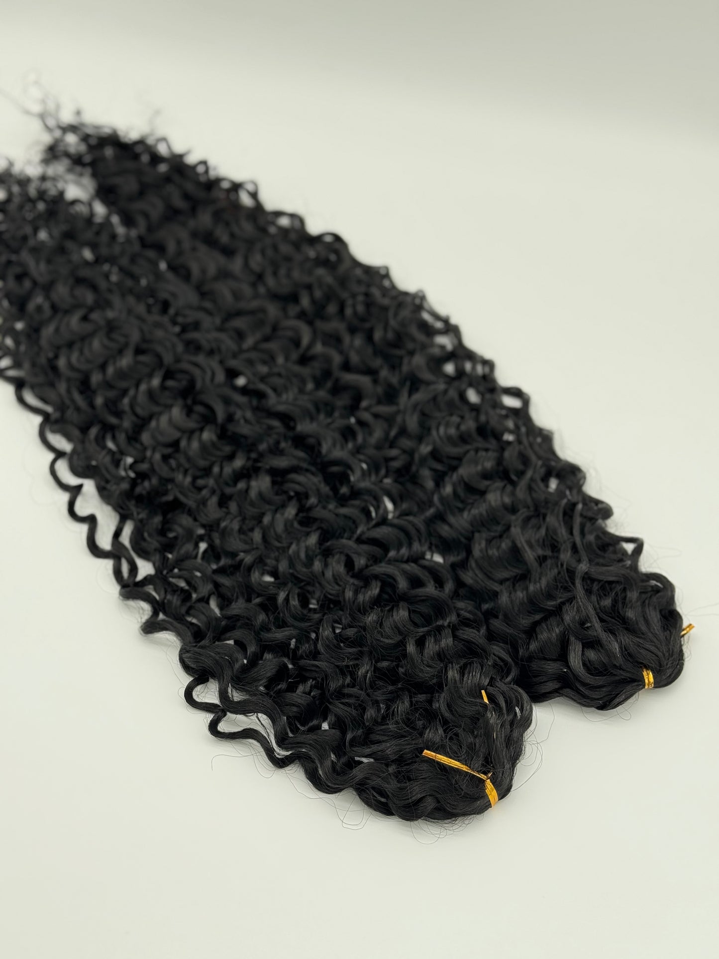 2 Stk. Water Wave Crochet Haare - Bio Protein Fiber, 1B