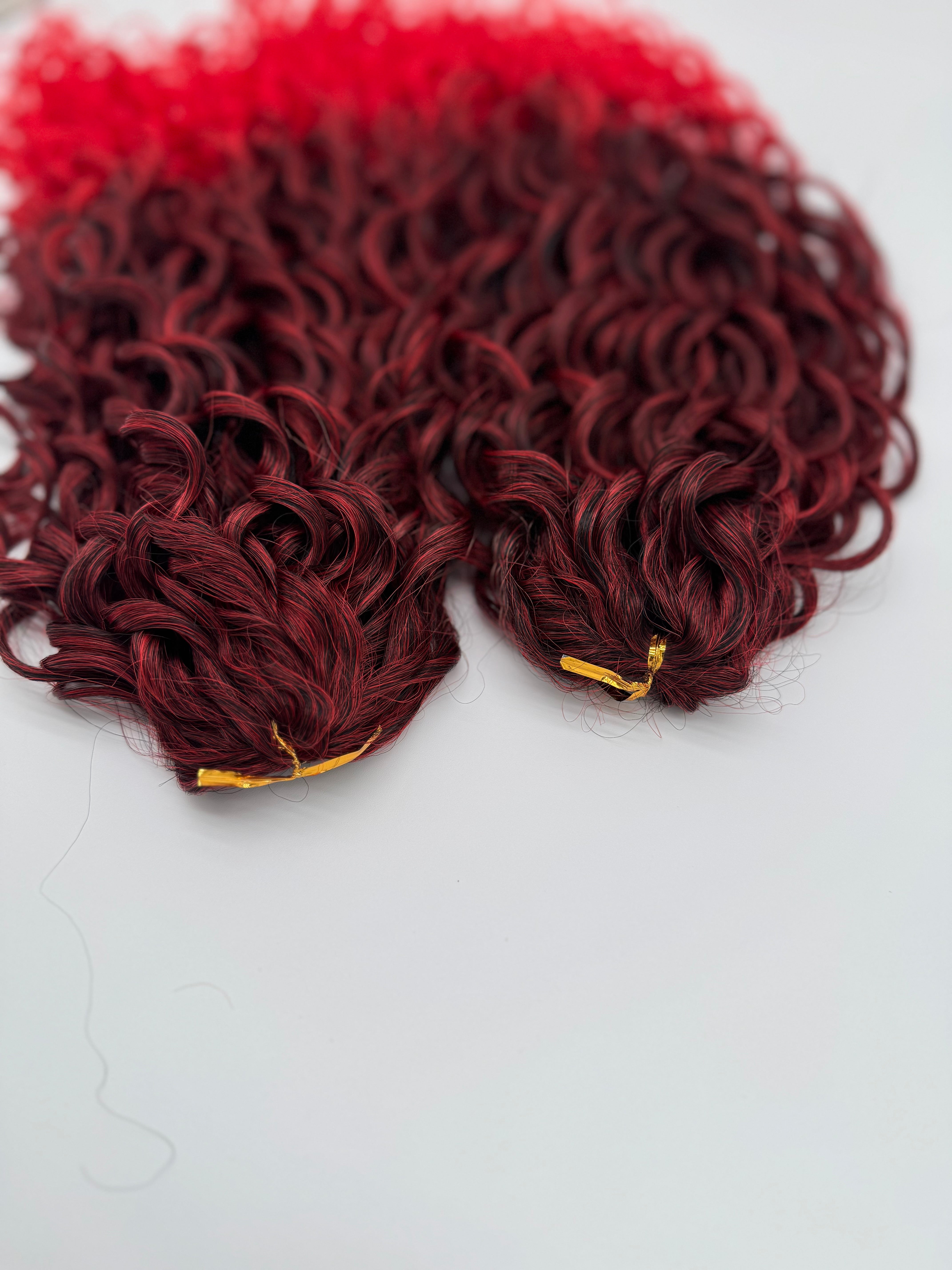 2 Stk. Jessica Wave – Weiche Extensions im natürlichen Wellen-Look, TB/RED
